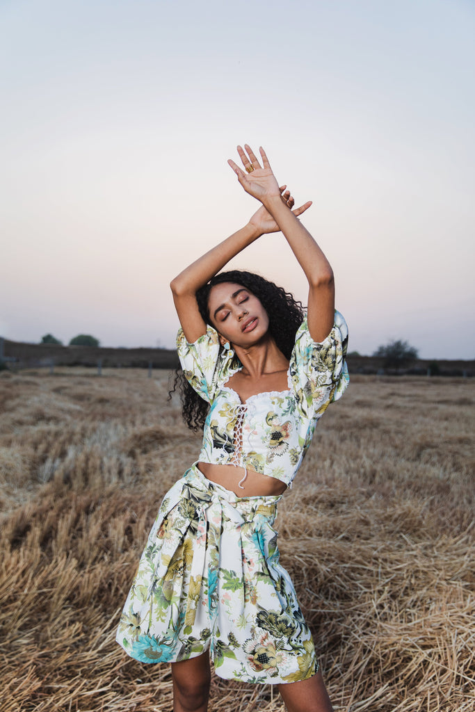 Riona Crop Top & Bermuda Shorts