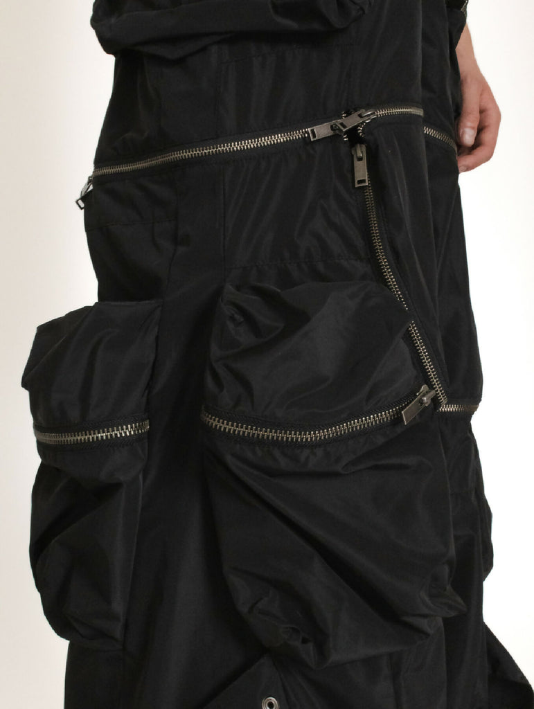 Men Zipped Detachable Pants