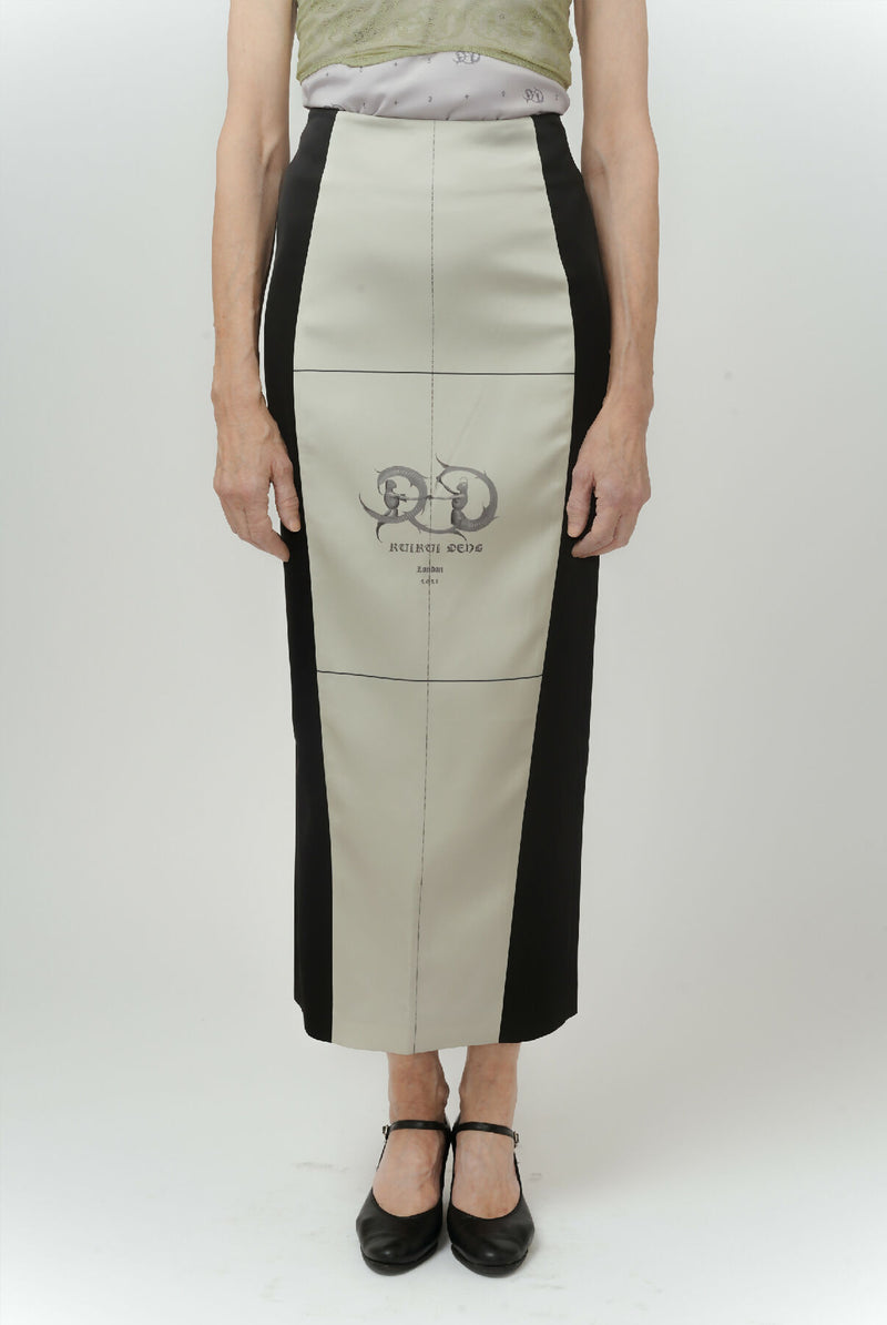 Signature Satin Midi Skirt