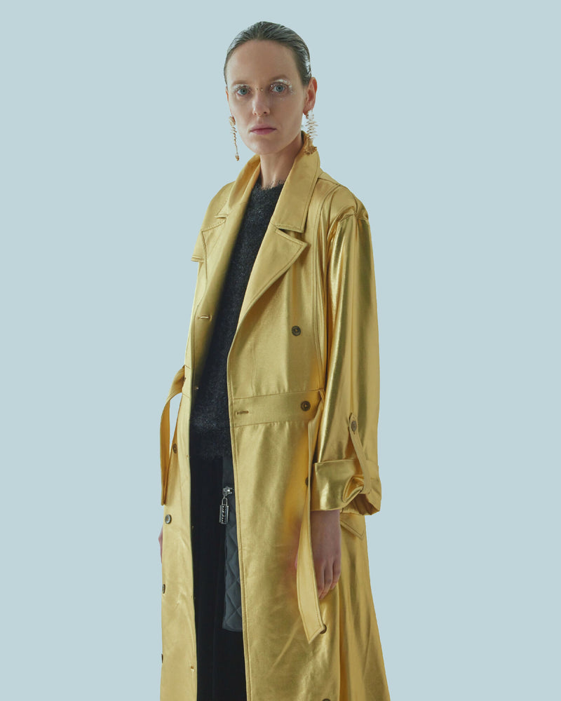 Belted Trench Dress