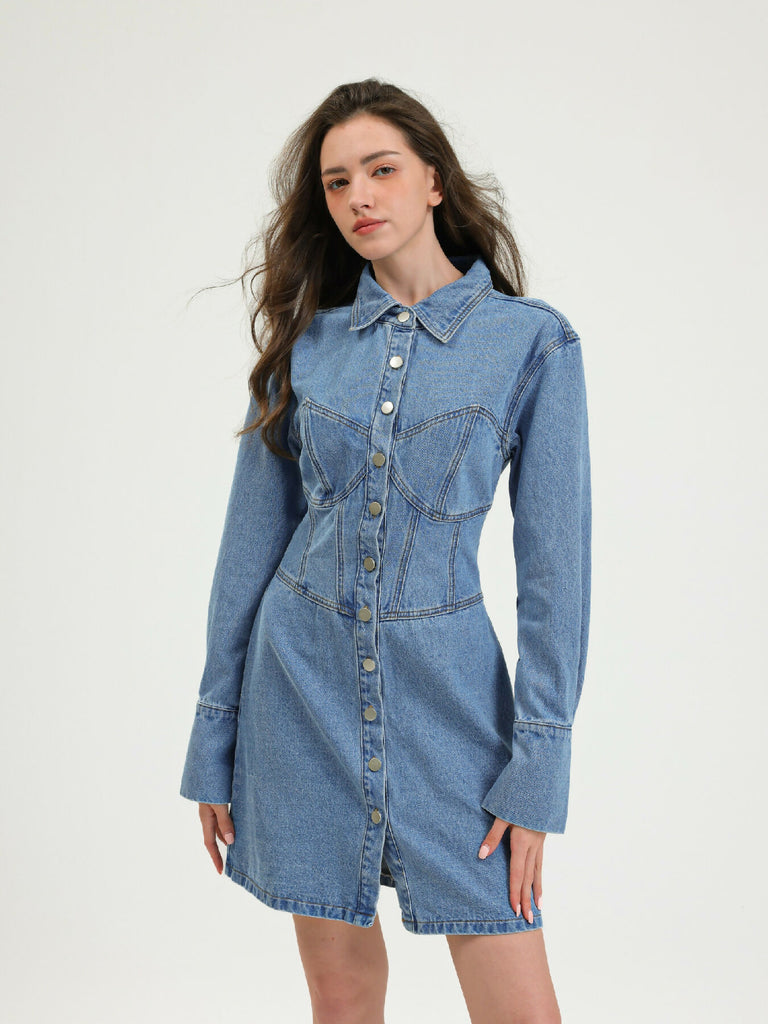 Willa Denim Mini Dress