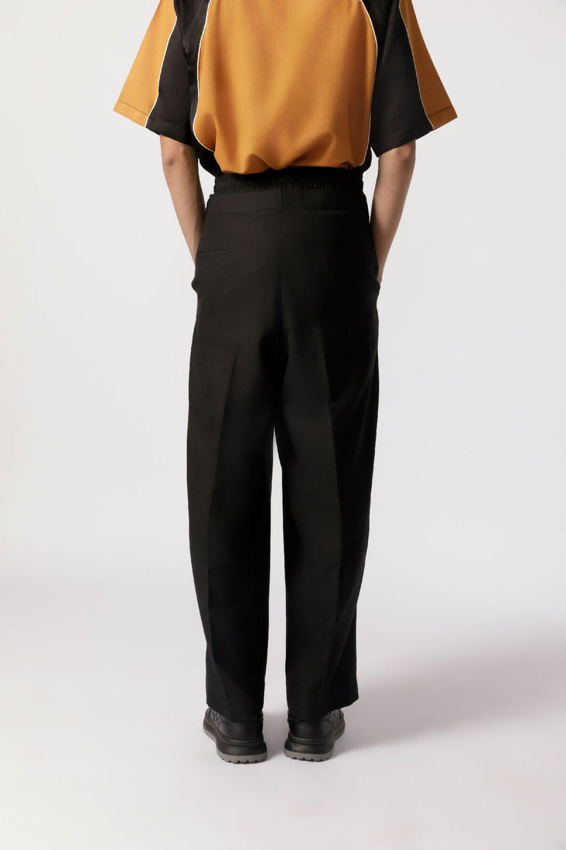 Double waist baggy pants