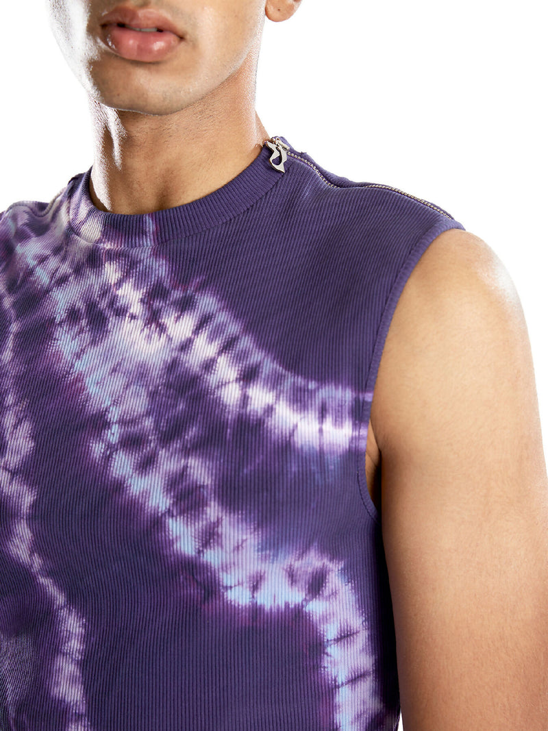 Tie dye rib tank