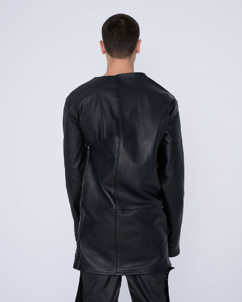 Men Leather Blouse