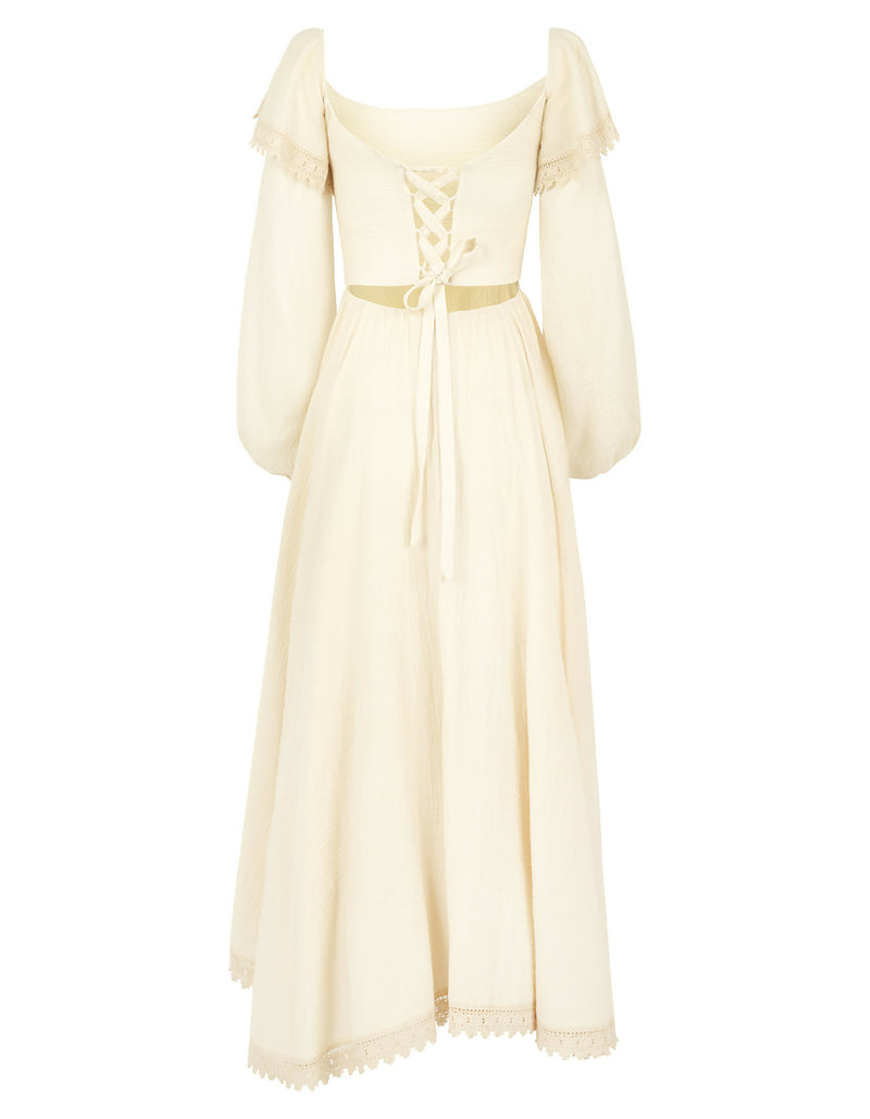 Dakar Dress Ivory Beige