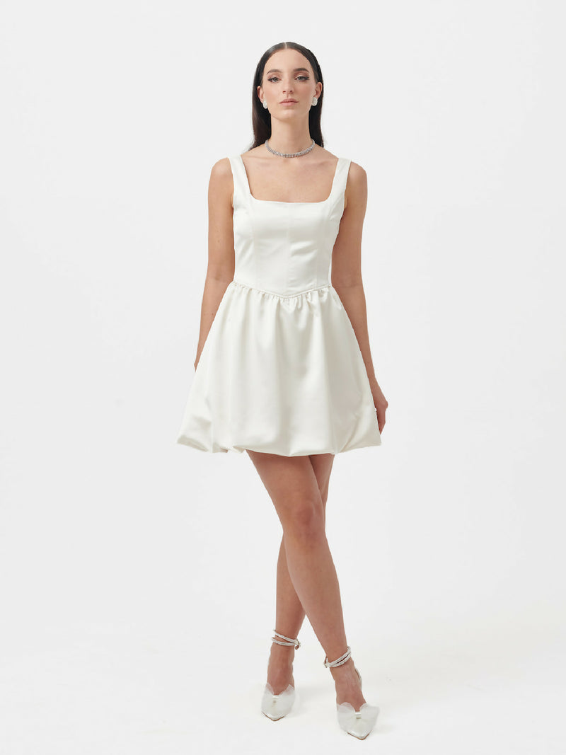 Daphne Mini Dress - Ecru