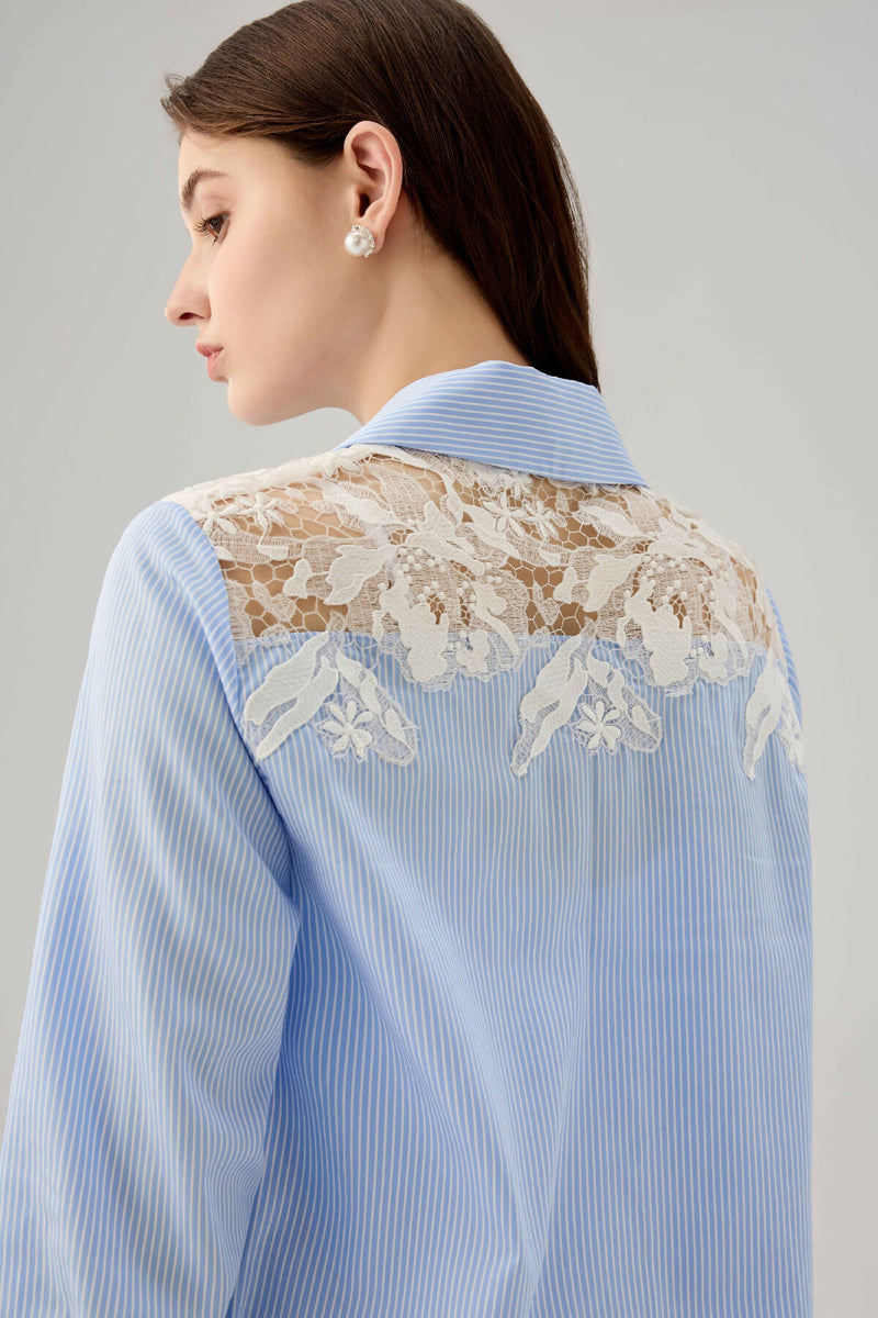 Flora lace shirt