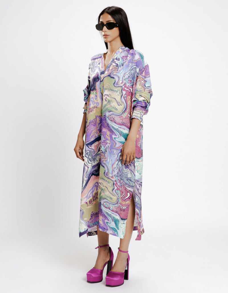 PAN MASALA SHIRT DRESS