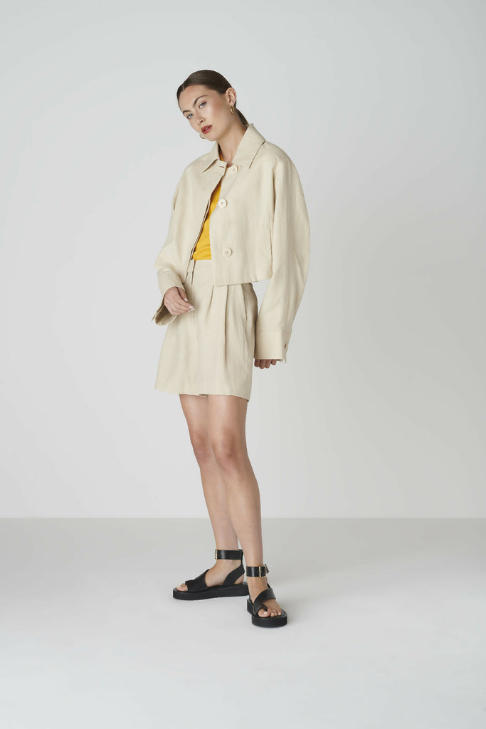 June Jacket In Beige