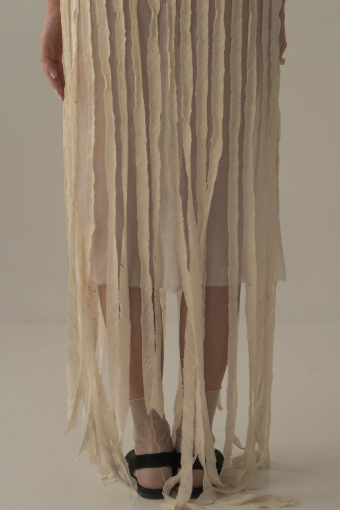 TEATRALNA PURE SILK STRIPS DRESS