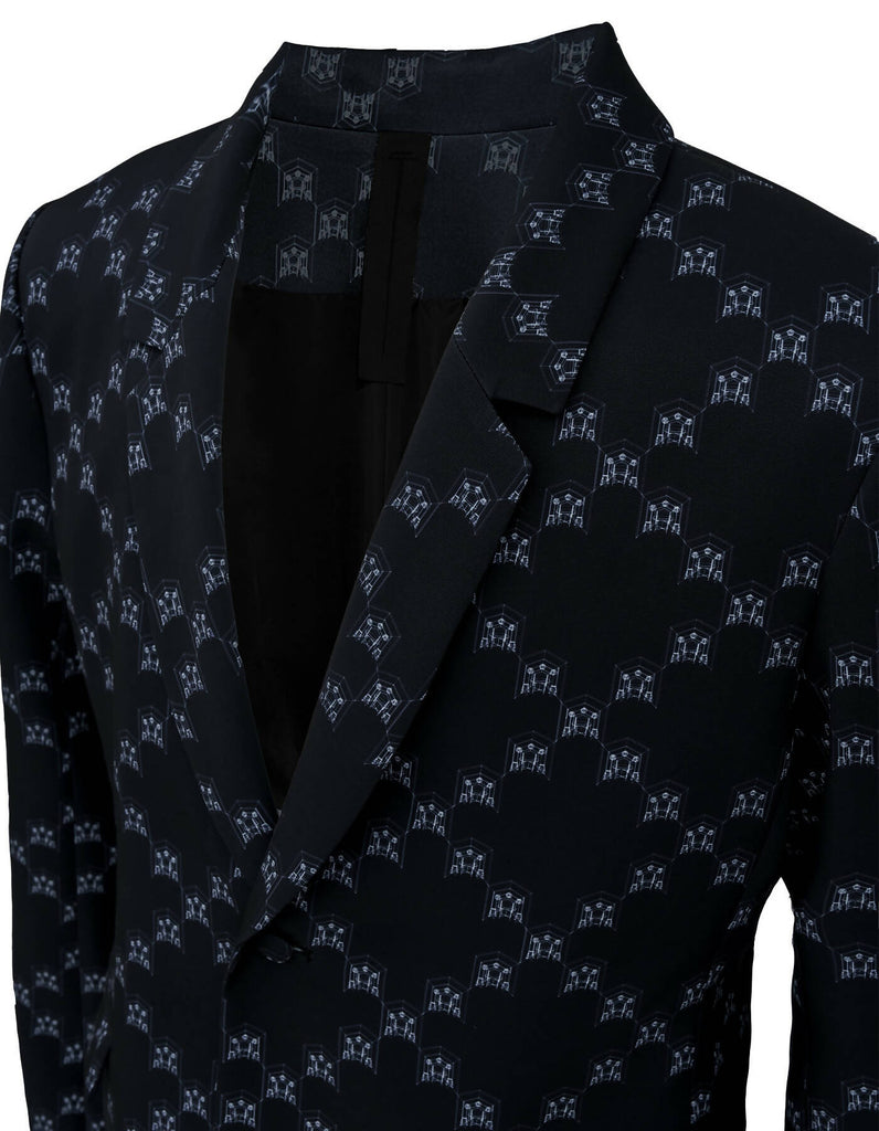 Classic Floral Suit Jacket