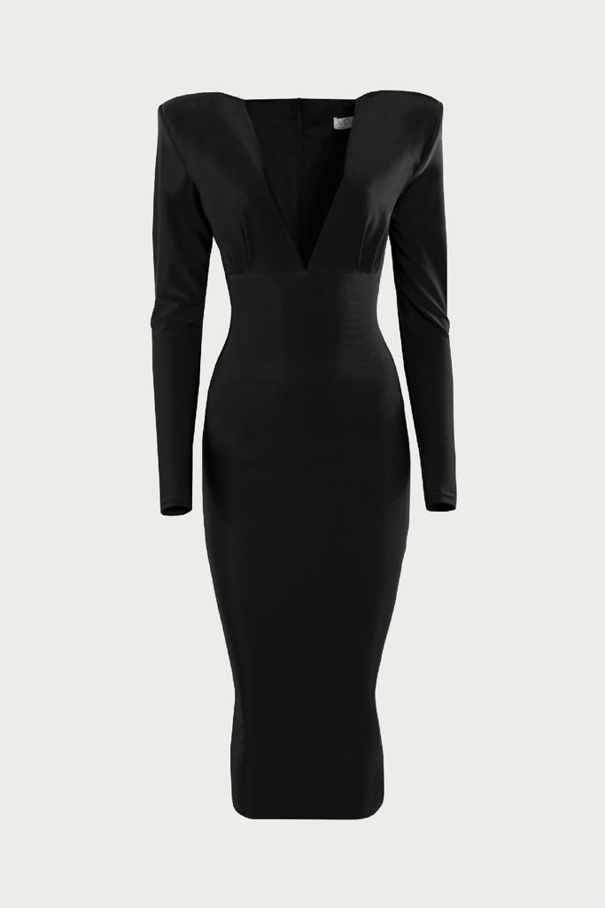 LYCRA MIDI DRESS