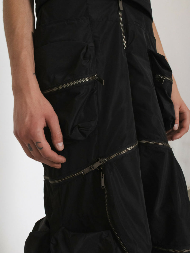 Men Zipped Detachable Pants