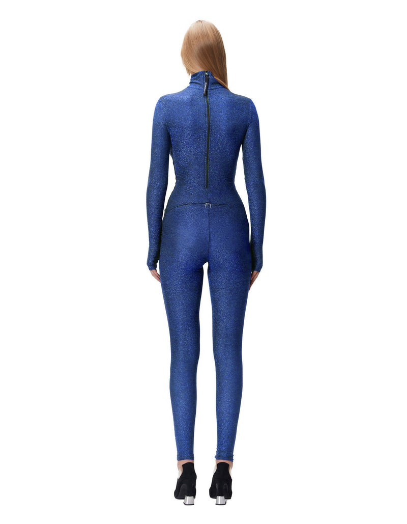 Bodysuit Monoskin Total Glitter Blue