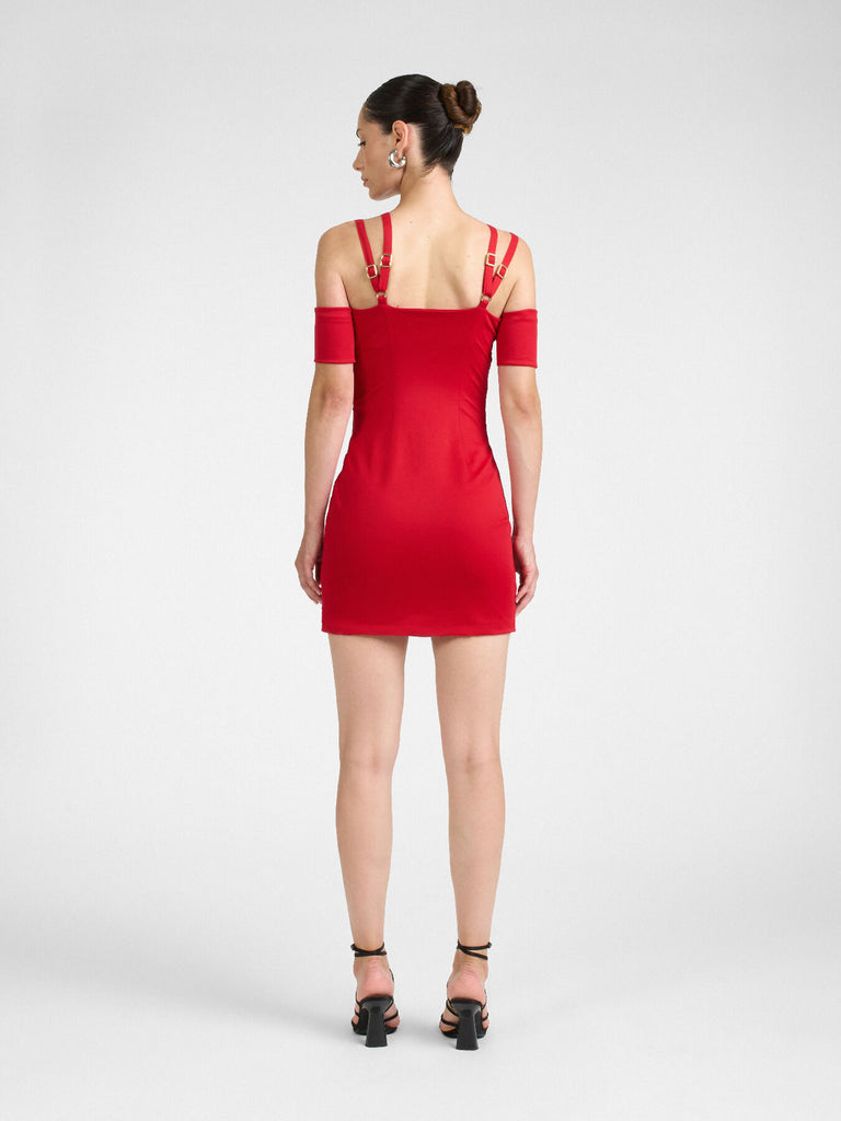 YARA Red Mini Dress