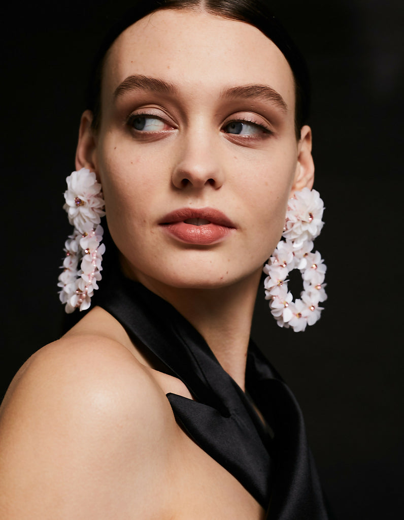 Yasmine Hoops Blush