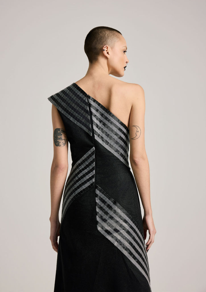 Asymmetric Glass Dress