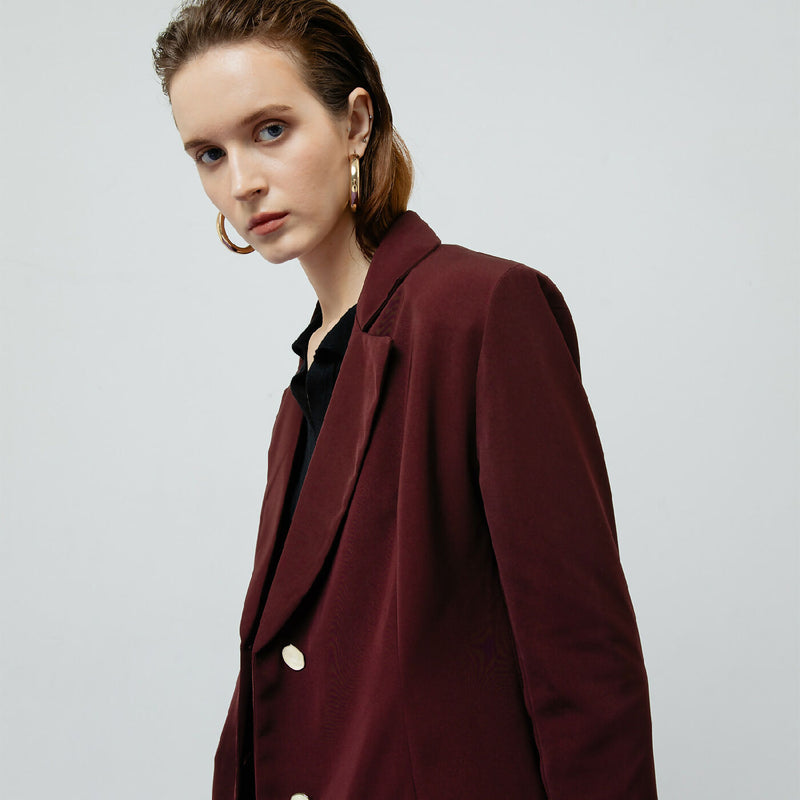 ZOE MAROON BLAZER 8