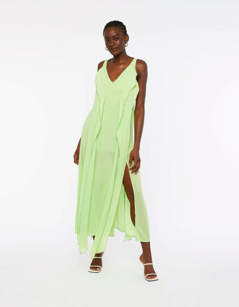 Rica Maxi Dress - Lime