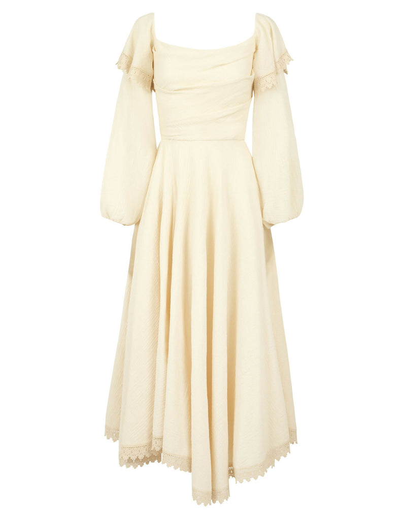 Dakar Dress Ivory Beige