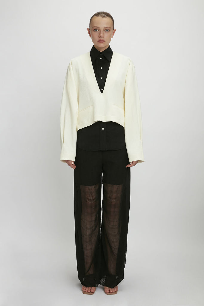 STRAIGHT LEG TROUSERS