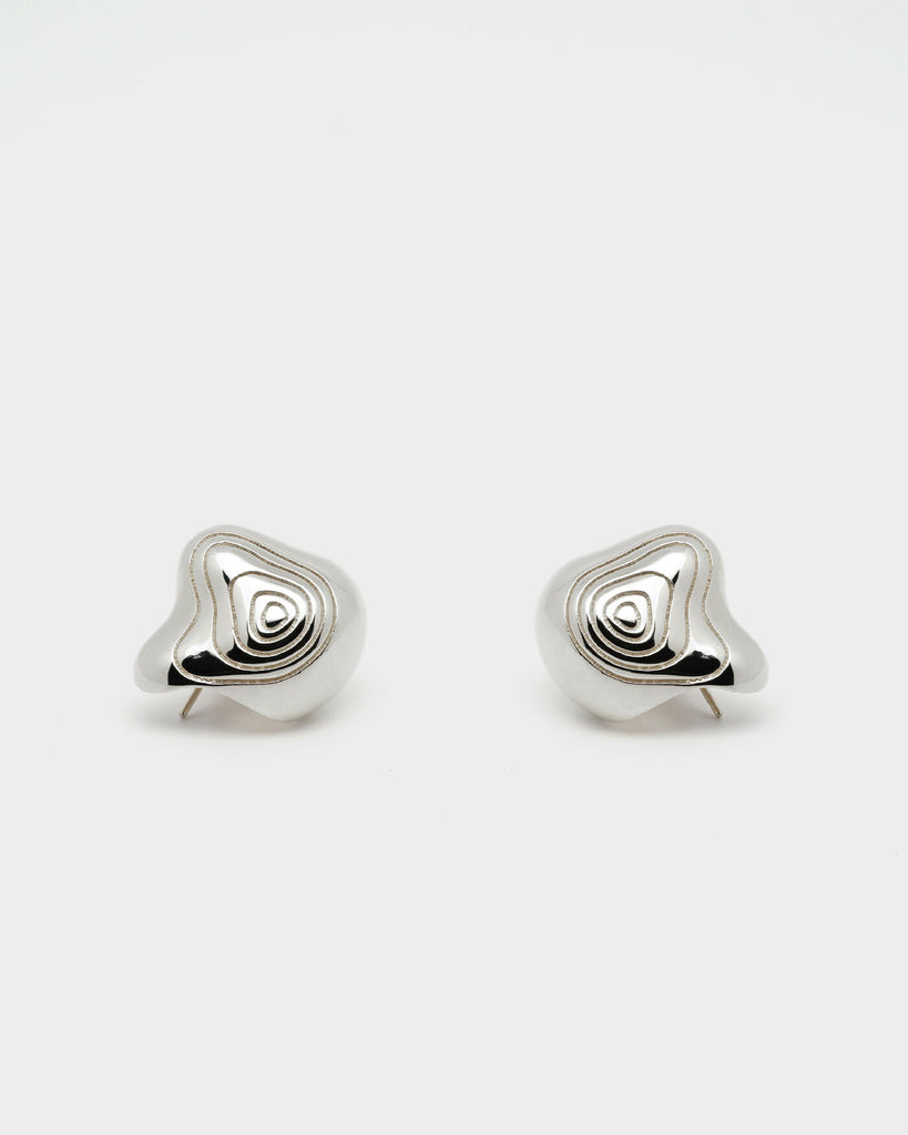 Zion Silver Stud Earrings