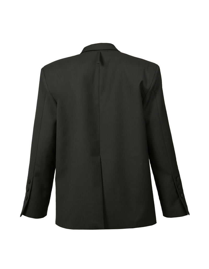 Inside-out Black Blazer