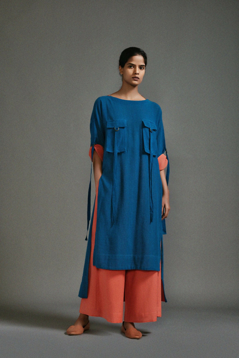 Blue New Ruka Tunic Set