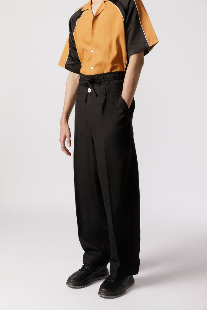 Double waist baggy pants