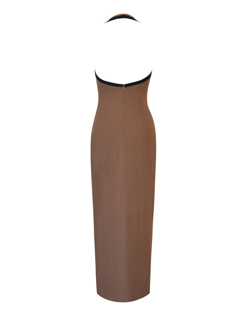 RAMATUELLE DRESS - BROWN