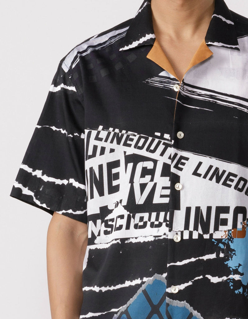 Printed resort shirt: Line Outline edition