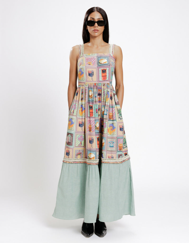 KAALI PEELI MAXI DRESS