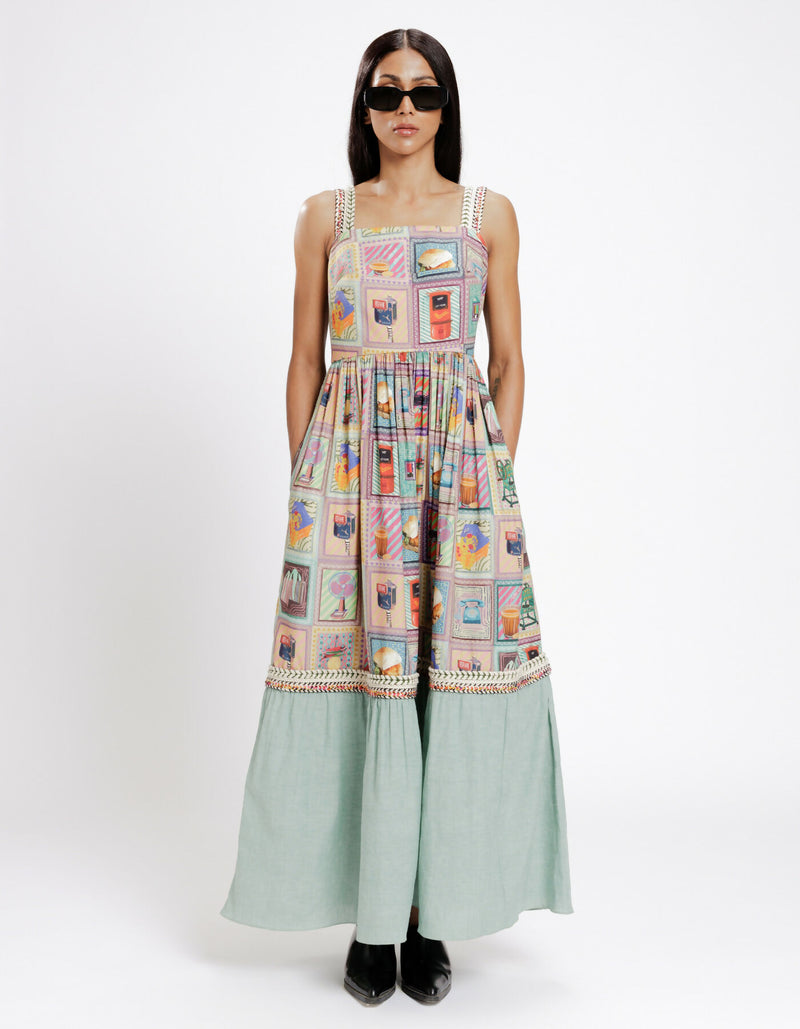 KAALI PEELI MAXI DRESS