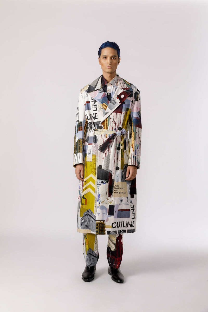 Bauhaus mosaic trench