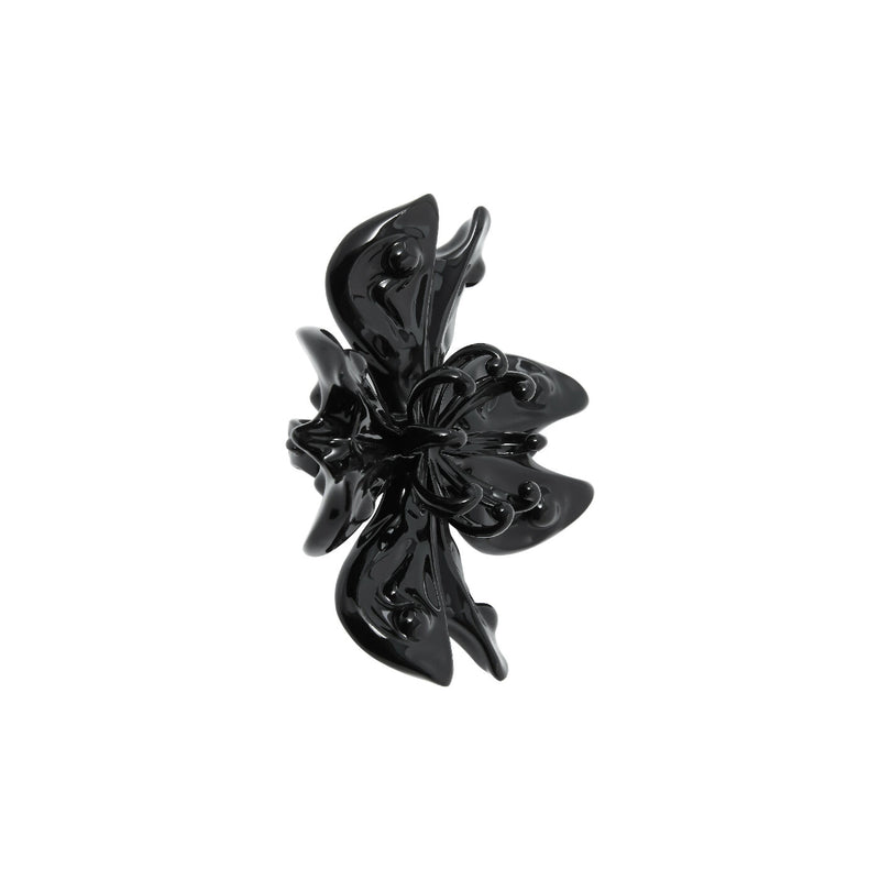 'Blooming on the exoskeleton of spirt' Ring (Black)