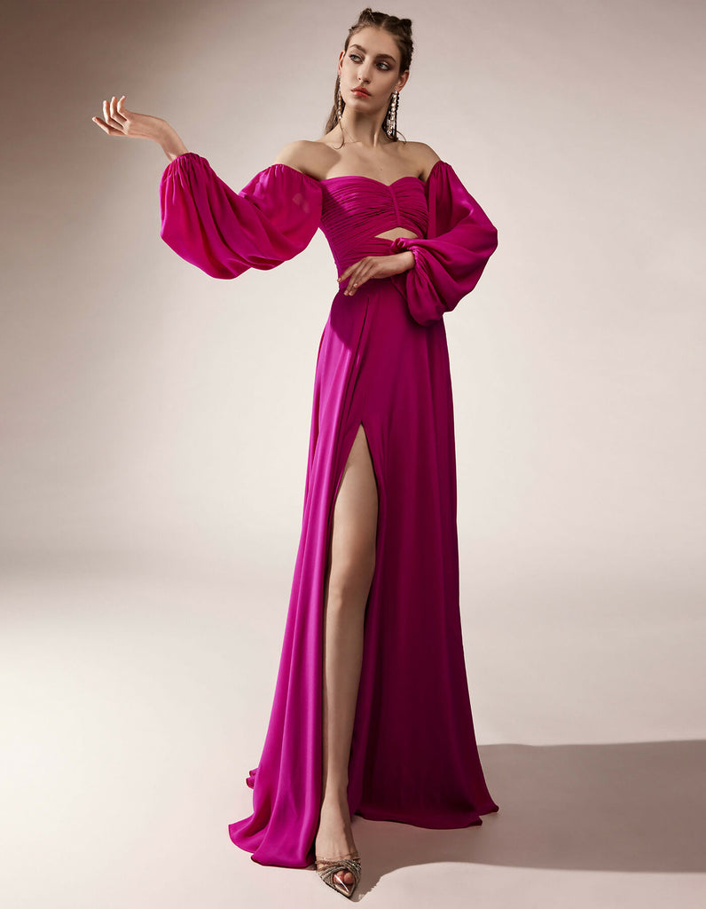 Salome Dress Pink Magenta