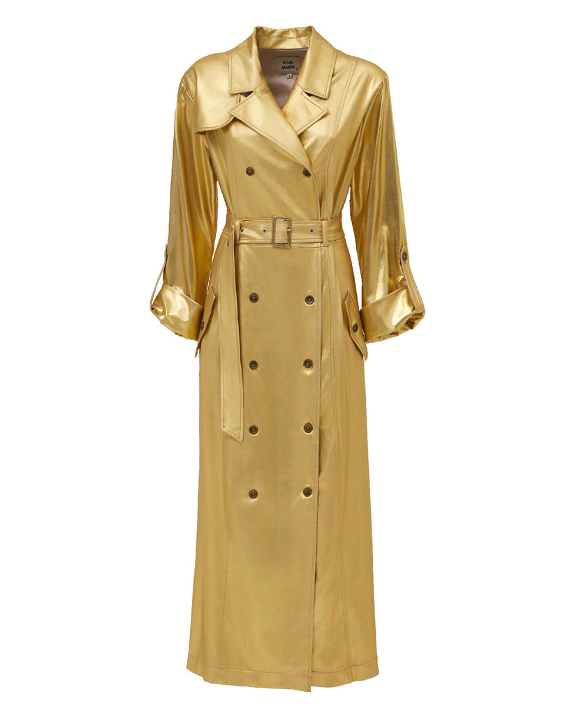 Belted Trench Dress