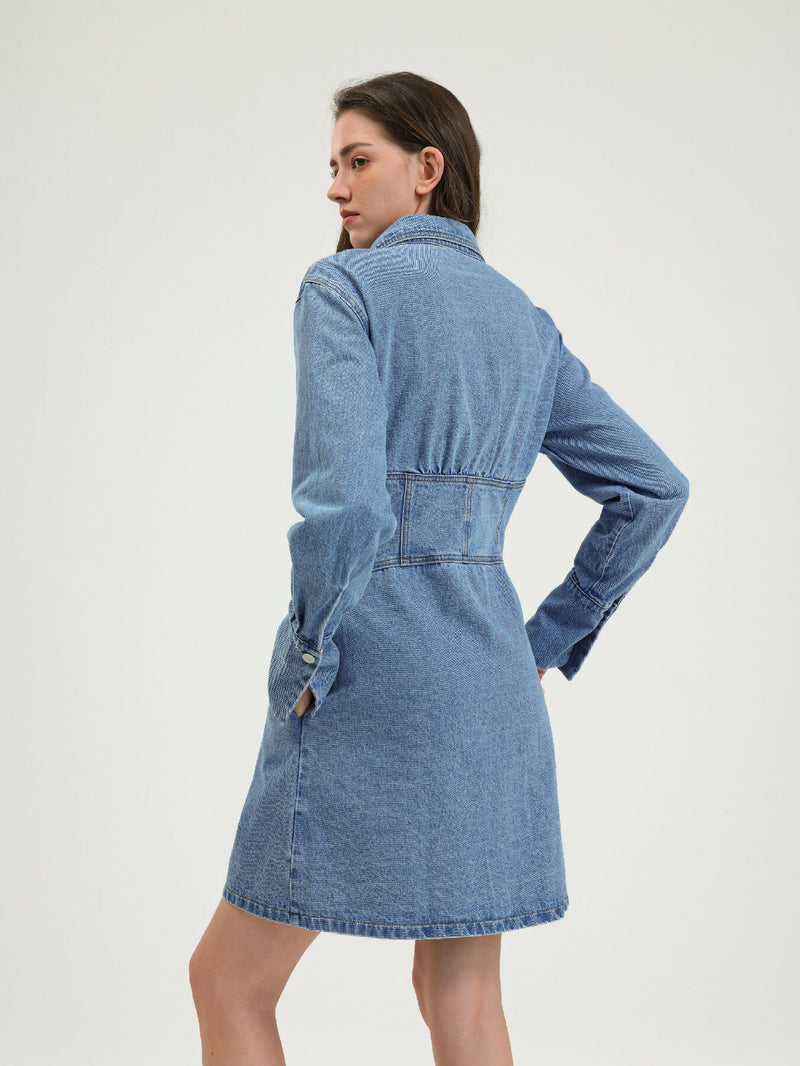 Willa Denim Mini Dress