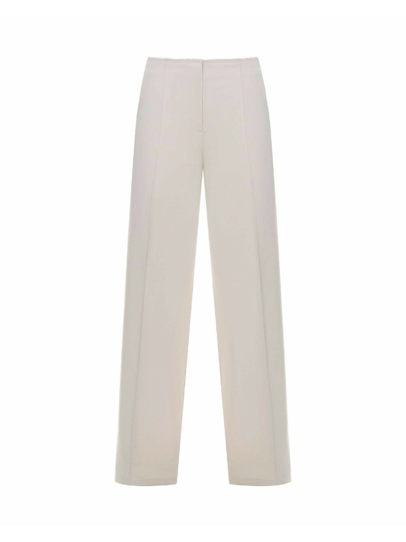 Straight-Leg Denim Trousers