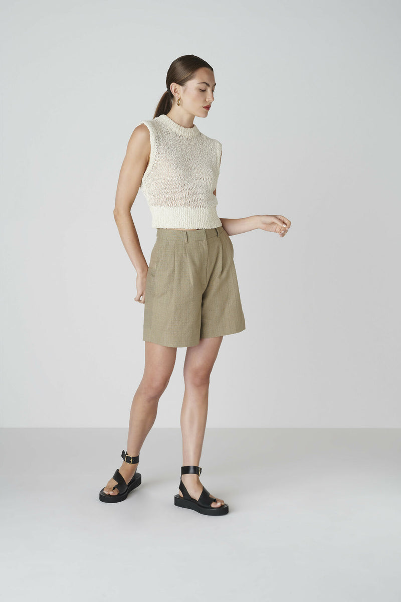 Bièl Shorts In Sage green