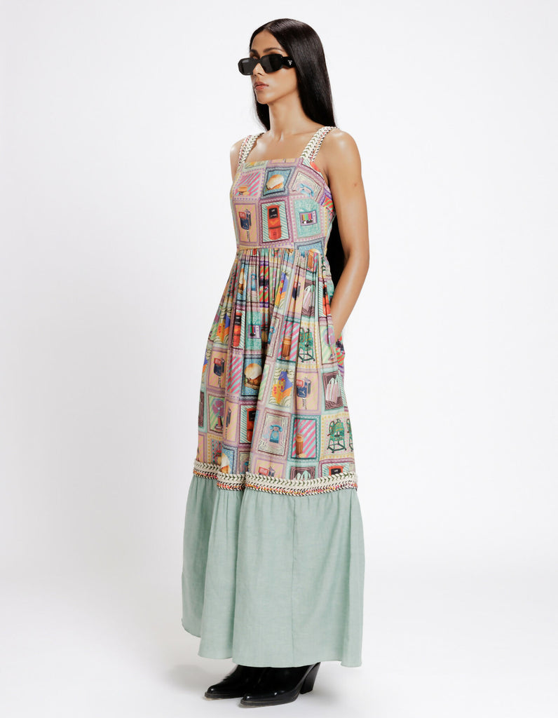 KAALI PEELI MAXI DRESS