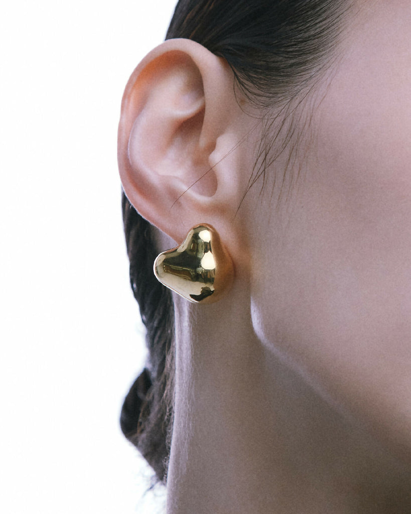 Zion Gold Stud Earrings