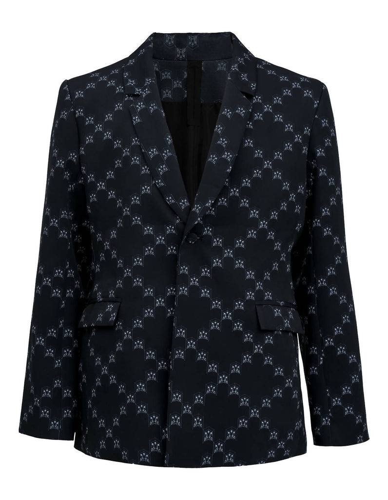 Classic Floral Suit Jacket