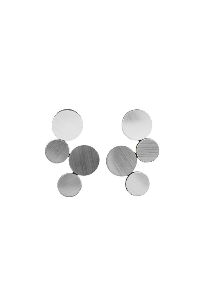 Abstraction Earrings Small - Silver