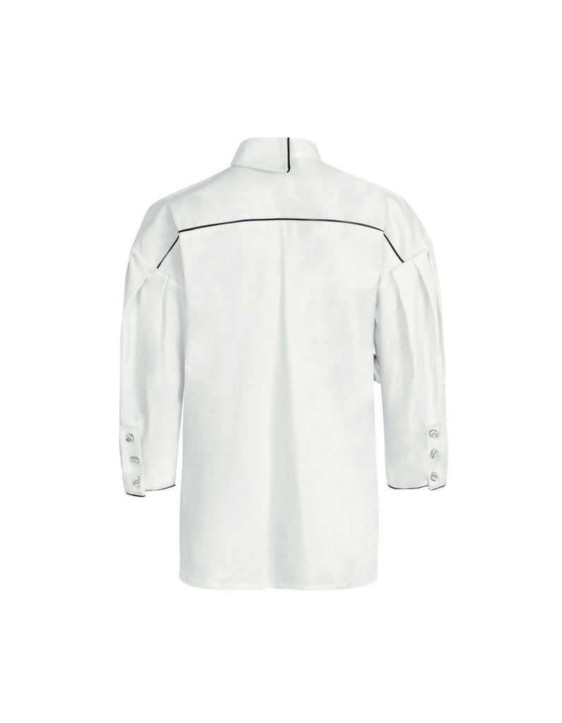 White shirt with black trim