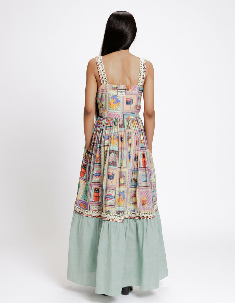 KAALI PEELI MAXI DRESS