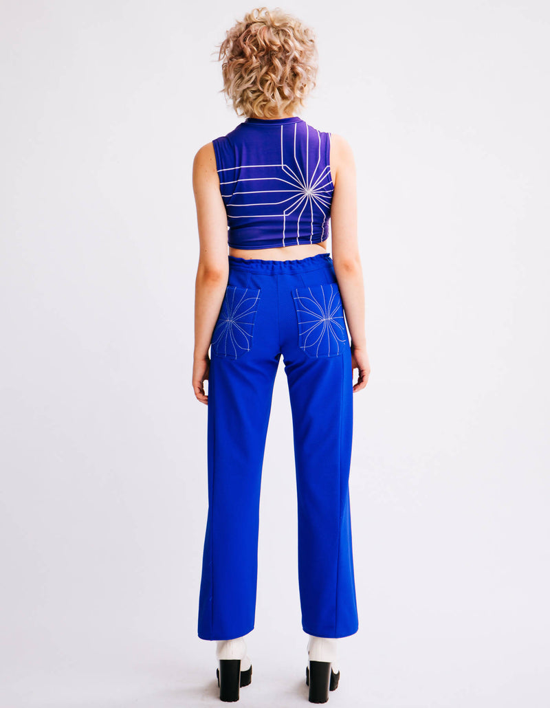 Cobalt trousers