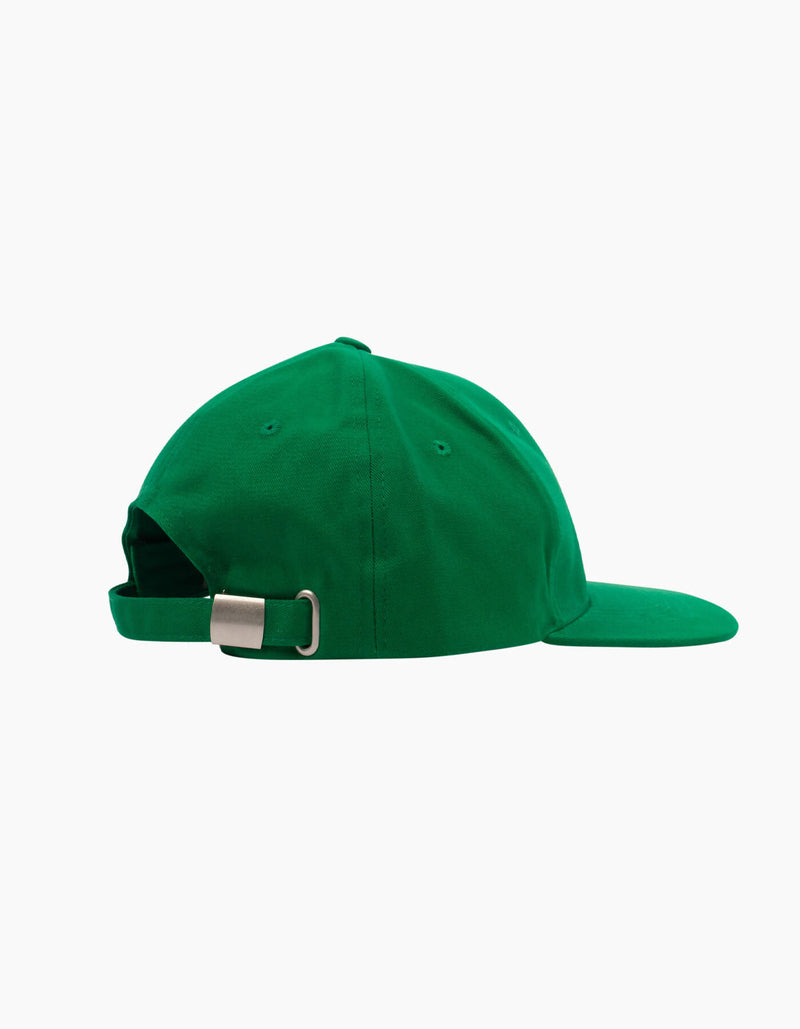 Green Embroidered Logo Baseball Cap