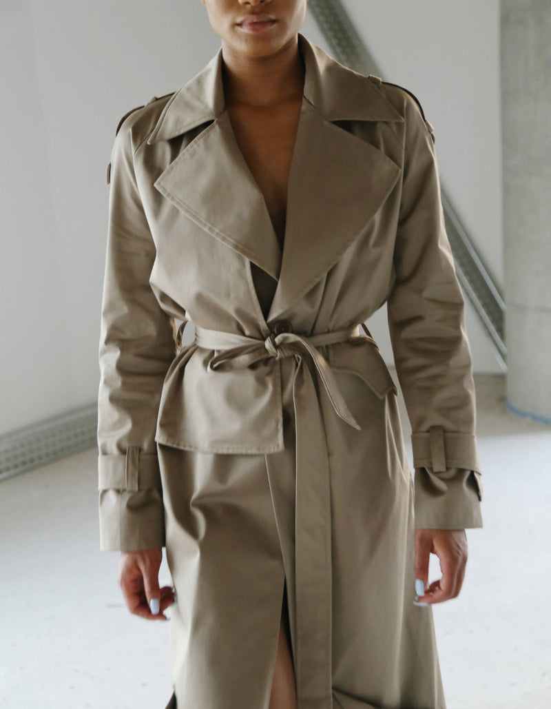 Elena Trench Coat Beige