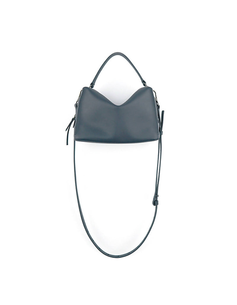 Mini Valley Cube Shoulder Bag-Blue Mirage